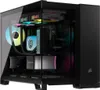 Corsair 2500X RGB, Micro Tower, PC, Čierna, ATX, Oceľ, Náhľad obrázku produktu 1