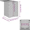 VidaXL 366294, Černá, 400 mm, 400 mm, 600 mm Náhled obrázku produktu 7