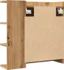vidaXL Zrcadlová skříňka Artisan dub 62,5x20,5x64 cm Náhled obrázku produktu 6