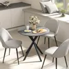 Ronde keukentafel, 80 cm, compact tafelblad, spaanplaat, Productafbeelding-voorbeeld 10