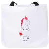 Mr. & Mrs. Panda Tote Bag Einhorn Wut - Weiß - Geschenk, Produktbild-Vorschau 1