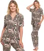 DAMENPYJAMAS: Tweedelig pyjama met print en korte mouwen, Productafbeelding-voorbeeld 7