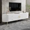 Mobile TV Merax con struttura a onde 3D, mobile basso Anteprima dell’immagine prodotto 4