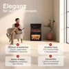 KAMINIO Elektrický krb HENRI – Elektrický krb s kúrením, 3D Náhľad obrázku produktu 2