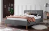 Polsterbett Bett Modell Lena hellgrau-140x200cm Produktbild-Vorschau 1