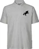 Huuraa Herren Polo Shirt Einhorn Silhouette S Sport Grey Produktbild-Vorschau 1