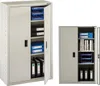 Metall-Archivschrank Grau 140x90x40cm Produktbild-Vorschau 1