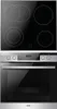 A black ceramic hob and a stainless steel oven. Produktbild-Vorschau