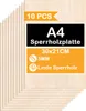 Clanmacy 40 x A4 Holz-Platte | 300 x 210 x 3 mm | Dünne Produktbild-Vorschau 8