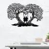 Wallity, Love, decorazione murale, nero, metallo, 65 x 43 Anteprima dell’immagine prodotto 1