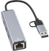 rozbočovač 4 v 1 Type-C/A na USB 3.0 / LAN RJ45 Fast Náhľad obrázku produktu 3