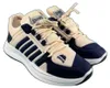 Volksschuhe Sneaker beige-blau bequeme Freizeitschuhe Gr. Produktbild-Vorschau 2