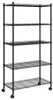 vidaXL Úložný regál s 5 policami a kolieskami 75x35x155 cm Náhľad obrázku produktu 1