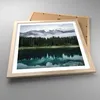 Gerahmtes Poster - Rahmen in heller Eiche - Landschaft Produktbild-Vorschau 3