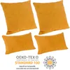 Selfitex 4er Set Cord Kissen inkl. Füllkissen, weich und Produktbild-Vorschau 3