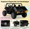 GOPLUS Kinder Elektroauto, 2-Sitzer Kinderauto mit Kippbett Produktbild-Vorschau 3