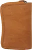 Damen Geldbörse Leder Cognac mit RFID-Schutz, 10 Produktbild-Vorschau 3