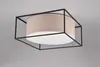 Lampa sufitowa ROSS czarno-beżowa 3xE27x25W tkanina Podgląd zdjęcia produktu 2