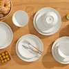 Service de table en faïence, 24 pièces, service combiné Voir les images du produit 12