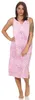 Damen Nachthemd Sleepshirt Nachtwäsche ohne Ärmel; Rosa M Produktbild-Vorschau 1