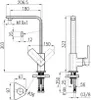 KFA Korund Küchenarmatur Ständer Chrom (4003-615-00) Produktbild-Vorschau 2