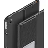 Close-up view of two black tablet cases, showing textured surfaces and metallic accents. Produktbild-Vorschau