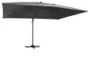 vidaXL Parapluie avec éclairage LED Mât en aluminium Voir les images du produit 8
