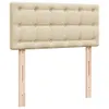 Boxspringbett mit Matratze Creme 90x200 cm Stoff 3286970 Produktbild-Vorschau 7