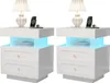 okwish Nachttisch-2er Sideboard mit Produktbild-Vorschau 5