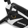 A close-up view of the pedal and part of the frame of a stationary exercise bike. Produktbild-Vorschau