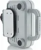 The back of a gray waffle maker is shown against a white background. Produktbild-Vorschau
