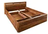 MASSIVMOEBEL24.DE Bett mit Schublade Sheesham 180x200x90 Produktbild-Vorschau 1