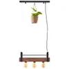 BRILLIANT Bankwood Pendelleuchte 3flg schwarz stahl/holz Produktbild-Vorschau 6