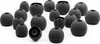 A collection of black silicone earbud tips arranged on a white background. Náhled obrázku produktu