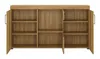 Kommode Cortina 3-türig aus MDF mit Glaseinsatz Softclose Produktbild-Vorschau 2