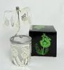 Glas-Karussell-Windlicht - Pusteblume Silber H/D ca. Produktbild-Vorschau 6