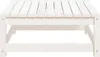 vidaXL Tabouret de jardin avec coussin blanc pin massif Voir les images du produit 2