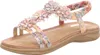 living UPDATED Damen-Sandalette Mehrfarbig, Farbe:rot, EU Produktbild-Vorschau 2
