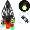 LED Deko-Party-Lichterkette 10 Lampen bunt 8m 24V 6W mit Produktbild-Vorschau 3