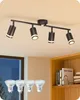 EDISHINE Plafondlamp met 4 lampen, zwart, LED, draaibaar, Productafbeelding-voorbeeld 7