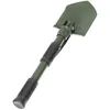 A green folding shovel with a black grip is shown against a white background. Anteprima dell’immagine prodotto