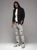 Ombre Clothing Denim-Hosen für Männer Burnor grau M Produktbild-Vorschau 2