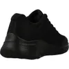 A black Skechers Arch Fit shoe is shown from the side. Produktbild-Vorschau