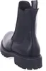A black Chelsea boot is shown from the back against a white background. Voir les images du produit