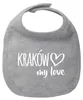 Huuraa Baby Lätzchen Kraków my love Heather Grey Produktbild-Vorschau 1