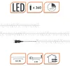 Catena luminosa a filo, luce bianco caldo, con timer e 8 Anteprima dell’immagine prodotto 2