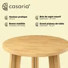 CASARIA® Mange Debout Table Haute - Table Cuisine Ronde Voir les images du produit 3