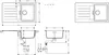 hansgrohe Granitspüle graphitschwarz S520-F345 43356170 Produktbild-Vorschau 2