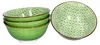 4er Set Lime Sao Schalen Ø 15,5 cm Grünes Muster Snack Produktbild-Vorschau 2