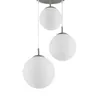 Lindby Hängeleuchte Heleska, weiß, Glas, 3-flg., Ø 47cm Produktbild-Vorschau 5